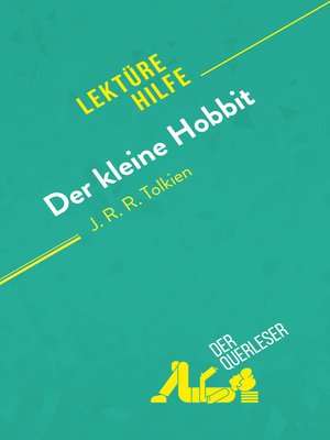 cover image of Der kleine Hobbit von J. R. R. Tolkien (Lektürehilfe)